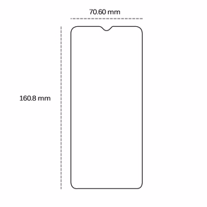 LCD apsauginis stikliukas 9H Samsung A145 A14 4G/A146 A14 5G