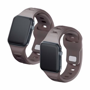 Силиконовый ремешок 3mk для Apple Watch, 42/44/45/46/49 mm, Taupe, большой размер