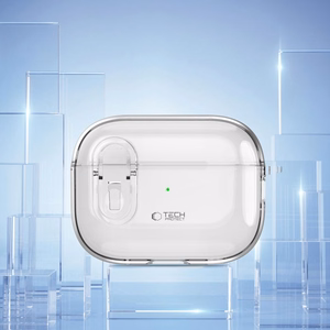 Tech-Protect Slim Hook dėklas AirPods 1 / 2 (m) - skaidrus