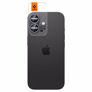Spigen Optik Pro GLAS.TR ”EZ FIT” Camera Cover 2-pack for iPhone 16 / 16 Plus / 17 - Blue