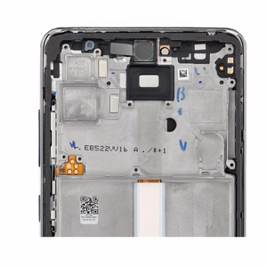 FIXCELL AMOLED LCD ekranas su rėmeliu, skirtas SAMSUNG A52 4G/5G, juodas (pakeistas stiklas)