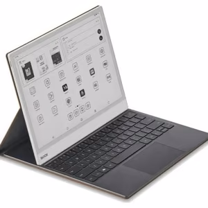 Onyx Boox Note Max / Tab X C magnetinis dėklas su klaviatūra, rudas