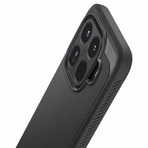 Spigen Rugged Armor dėklas, skirtas Xiaomi 15T Pro, juodas