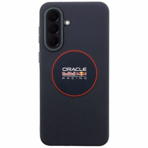 Red Bull dėklas Samsung A37 (Meshed PU Red Ring & Metal Buttons) tamsiai mėlynas