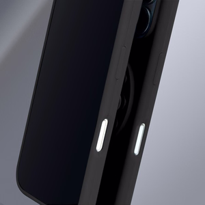 Silikoninis Stick dėklas for iPhone 17 Pro 6,3" juodas