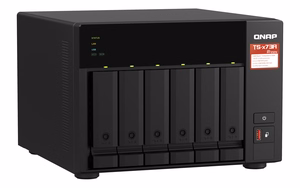QNAP TS-673A NAS Tower Ryzen Embedded V1500B 8 GB DDR4 0 TB QNAP Turbo System Juoda
