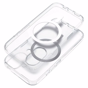 Чехол Clear Mag Cover Elite STR для iPhone 17 Pro / 18 Pro, совместимый с MagSafe из не желтеющего материала, с кнопкой Camera Control — прозрачный