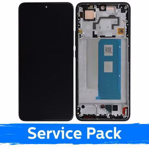 LCD display compatible with Xiaomi Poco F5 Pro 5G with frame / black / (service pack)