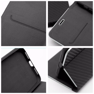 LUNA Book Carbon dėklas telefonui Xiaomi 14T juodas