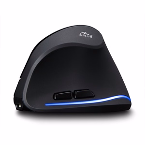 MEDIA-TECH VERTIC RF MT1123 Belaidė vertikali pelė RF 2400 DPI Juoda