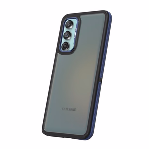 Crystal Black dėklas telefonui Samsung Galaxy M55 5G mėlynas