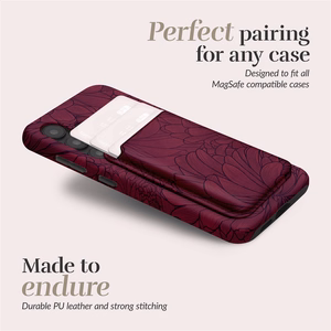 MIO Berry Blooms Magsafe Case Compatible Card Holder