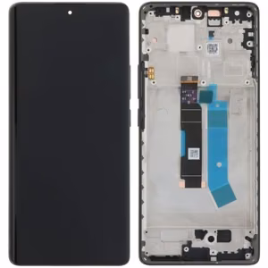 LCD ekranas Xiaomi Redmi Note 14 Pro 4G su lietimui jautriu ekranu su rėmu juodas OLED