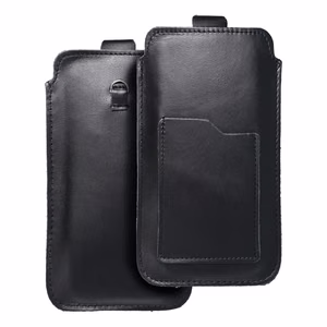 ROYAL - Odinė universali diržo kišenė / juoda - Dydis 2XL+platus - SAMSUNG A12 / NOTE 9 / XIAOMI REDMI NOTE 10 PRO