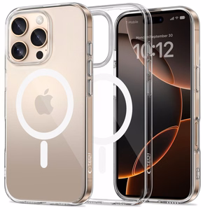 Tech-Protect FlexAir Magnetinis dėklas telefonui iPhone 16 Pro Max - skaidrus