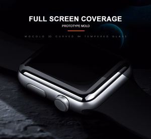 Mocolo 3D Full Glue Glass grūdintas apsauginis ekrano stiklas, skirtas Apple Watch Series 7 / 8, 41 mm