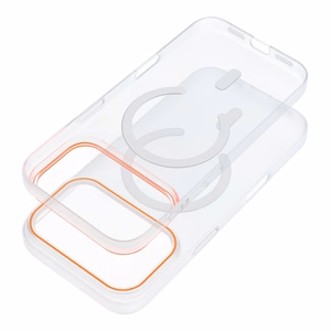 Dėklas GO ORANGE suderinamas su MagSafe skirtas OPPO Reno 14F skaidrus