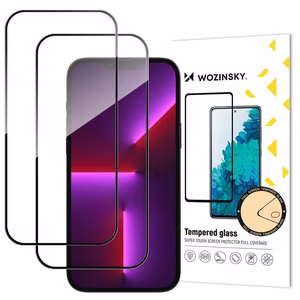 Закалённое стекло Wozinsky Full Glue для iPhone 17 Air, комплект из 2 шт.