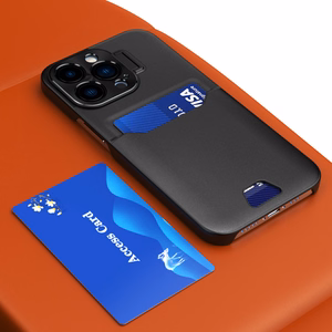 Odinės stovėjimo dėklas Samsung Galaxy S23 Ultra dangtelis kortelių piniginė su stovu juoda