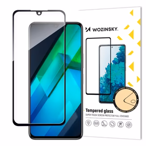 Wozinsky Full Glue закалённое стекло Infinix Note 12 G96 на весь экран чёрный (case friendly)
