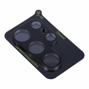 5D Full Glue Tempered Glass Camera Lens for Samsung S24 ULTRA black