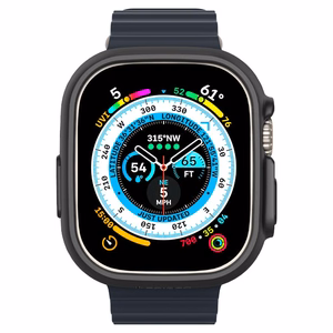 Spigen Thin Fit dėklas Apple Watch Ultra (49mm) - juodas