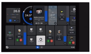 Панель управления 10.1" Shelly Wall Display XL WiFi/BLU (чёрная)