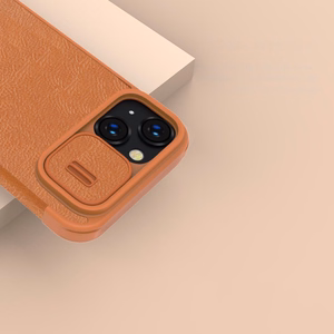 Чехол Nillkin Qin Pro Leather Apple iPhone 14 Plus синий