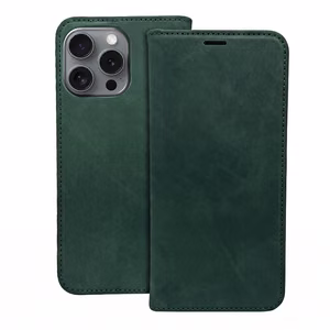 Smart Suede dėklas, skirtas Google Pixel 11 / 11 Pro, žalias
