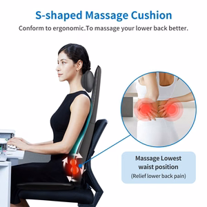 RENPHO Neck & Back Massage Cushion S Black kaklo ir nugaros masažinė pagalvė