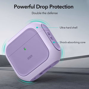 ESR Orbit Halolock Magnetinis dėklas Apple AirPods 4 - violetinis