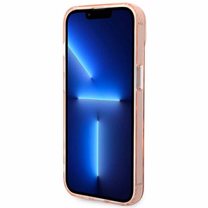 Karl Lagerfeld KLHMP14MHKCP iPhone 14 Plus 6.7 "kietas dėklas rožinis / rožinis Karlas & Choupette Aliuminis Magsafe