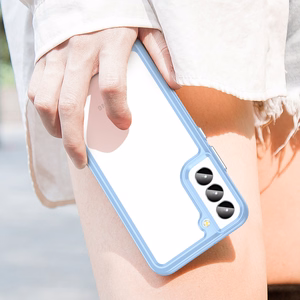 Outer Space Case для Samsung Galaxy S23 чехол с гибкой рамкой синий
