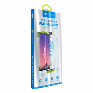 LCD apsauginis stikliukas Bestsuit Flexible Hybrid Glass 5D (Hot Bending) Samsung G998 S21 Ultra pritaikytas dėklui juodas