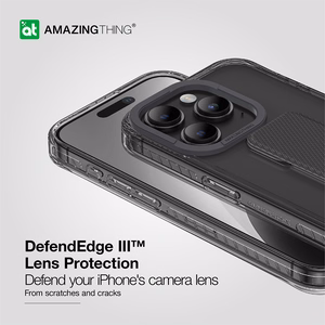 Amazing Thing Titan Pro Holder Case 10FT IP156.7PTHBK for Iphone 15 Pro Max black with stand
