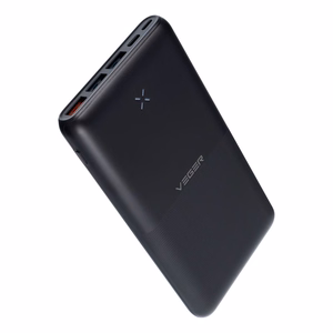 Veger W2060 išorinė baterija PD QC3.0 3A 20W 20000mAh – juoda