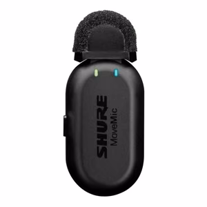 Shure MoveMic One MV-ONE-Z6 – vieno kanalo belaidis prisegamas mikrofonas