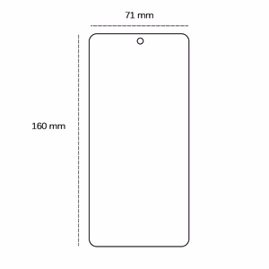 Grūdintas stiklas 2,5D Realme 12 5G