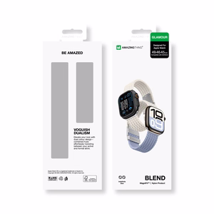 Комплект из 2 ремешков AmazingThing Blend для Apple Watch 45/46/49 мм - космический синий/звёздный