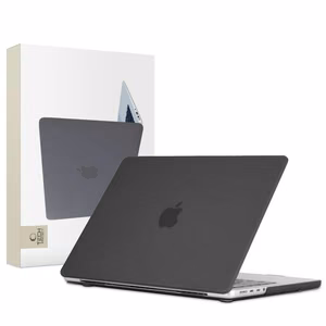 Tech-Protect SmartShell dėklas MacBook Pro 14" M1 / M2 / M3 2021-2024 - matinė juoda