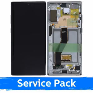 LCD Ekranas skirtas Samsung N975 Note 10 Plus su rėmeliu / Aura Glow / (Service Pack)
