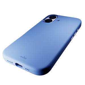 Puro Icon Mag Pro Magnetinis Silikoninis dėklas telefonui iPhone 16 - Mėlyna