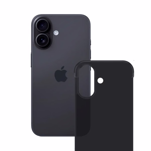 3mk Just20g matinės dėklas telefonui Apple iPhone 16 Plus - matinės juodas