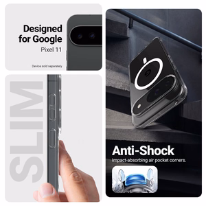 Crong Hybrid Clear Magnetic MagSafe case for Google Pixel 11, Clear
