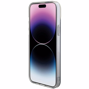 Guess IML Iridescent Magnetinis dėklas telefonui iPhone 15 Pro - juodas