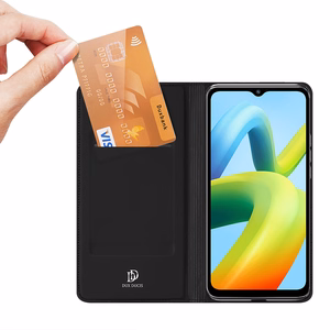 Чехол Dux Ducis Skin Pro для Xiaomi Redmi A1+ книжка-кошелёк с подставкой чёрный