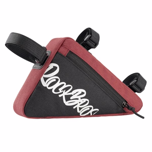 Rockbros G001 Flash Journey trikampis 0,8 l dviračio rėmo krepšys – raudonas
