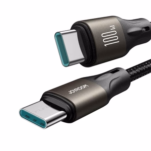 Joyroom Light-Speed Series S-A25 кабель USB-C USB-C 100W 1.2м - чёрный