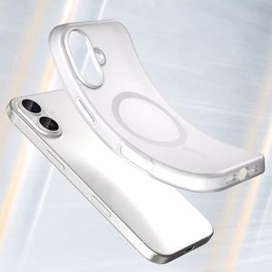 Чехол Magnetic Abrasive (MagSafe) для iPhone 17 матовый белый