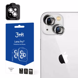 Стекло для камеры iPhone 14 Plus 9H для линзы серии 3mk Lens Protection Pro - серебряный